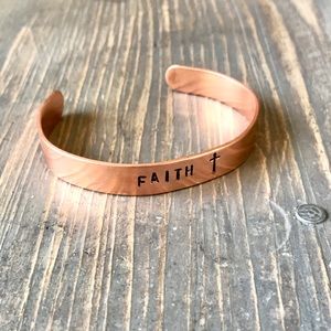 handmade Jewelry - Hand stamped adjustable metal cuff bracelet handmade Jewelry - Hand stamped adjustable metal cuff bracelet